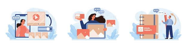Artoterapia conjunto de carácter desarrollo de una creatividad autoexpresión idea método de psicológica