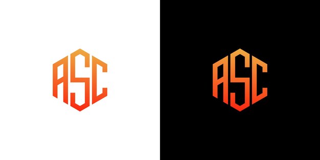 AS Carta Logo Diseño polígono Monograma Icono Vector Plantilla