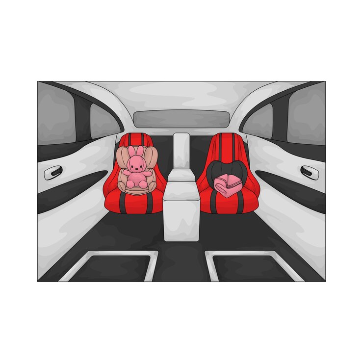 Vector asiento para automóviles