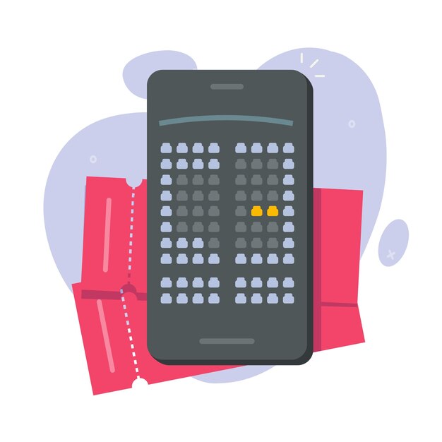 Asientos cine reserva de películas elegir aplicación móvil en la pantalla del teléfono celular comprar entradas de conciertos de teatro en línea