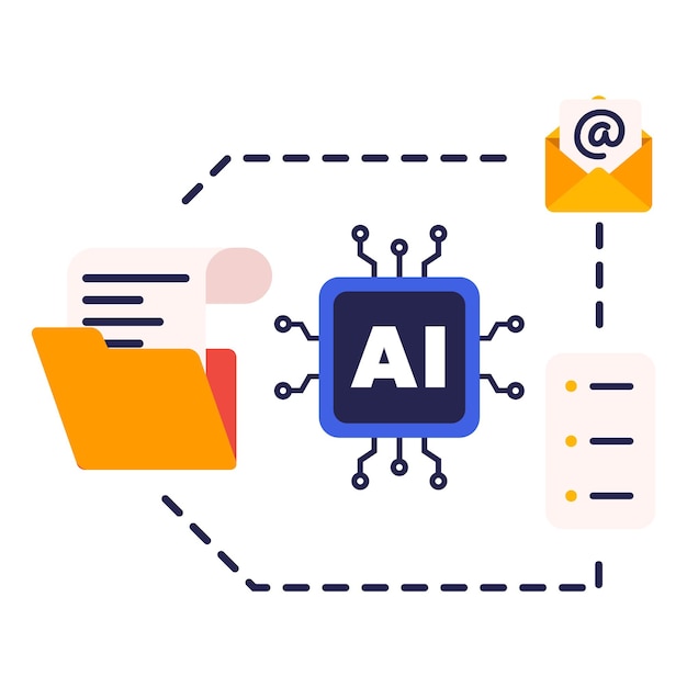 Vector asistente de planificación de datos de tecnología de ia