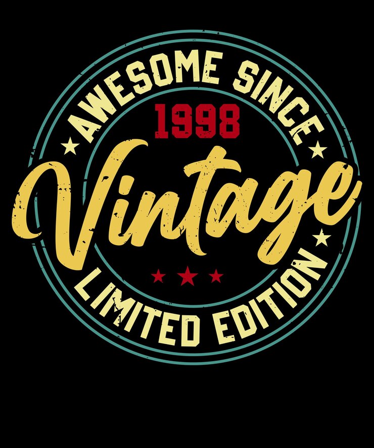 Vector asombroso desde el diseño de la camiseta de edición limitada de 1998.