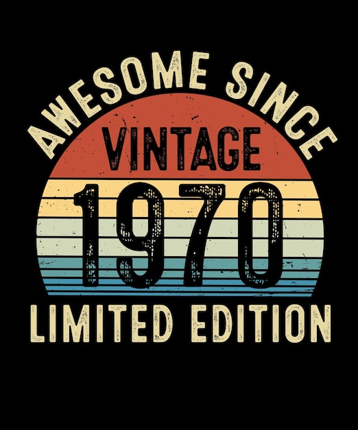 Asombroso desde el diseño de la camiseta de edición limitada vintage de 1943