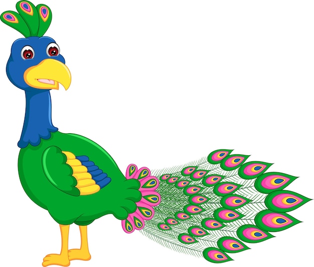 asombroso pavo real