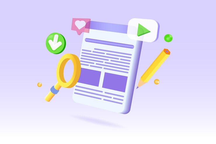 Aspecto del sitio web diseño web desarrollo web concepto ilustraciones vectoriales 3D