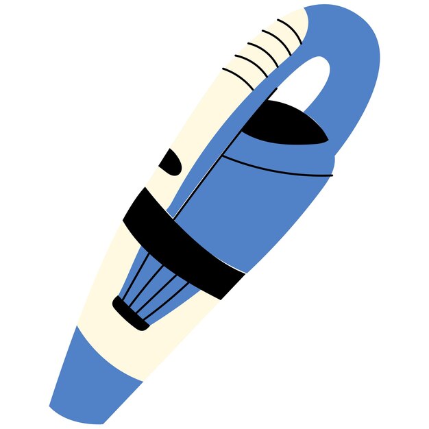 Aspiradora de mano Dispositivos de limpieza compactos y portátiles Aspirador de ilustración vectorial de dibujo a mano