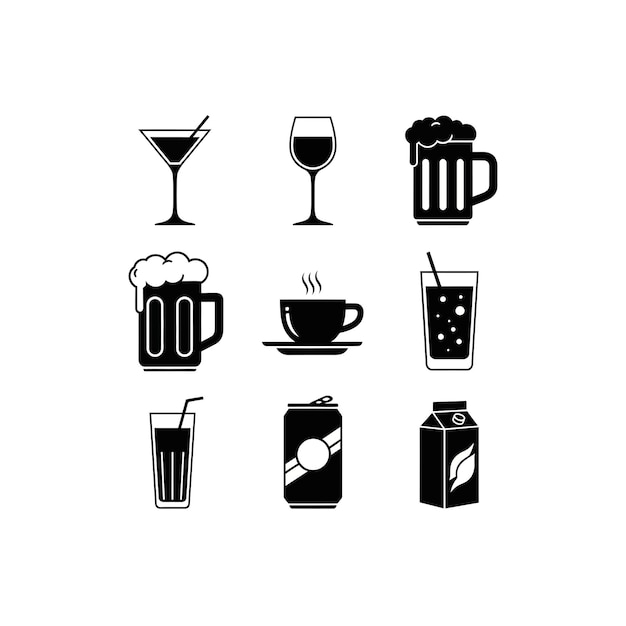 Assorted Drink Icons
