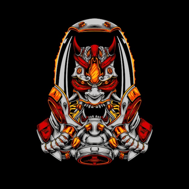 Astro raijin la ilustración mítica japonesa