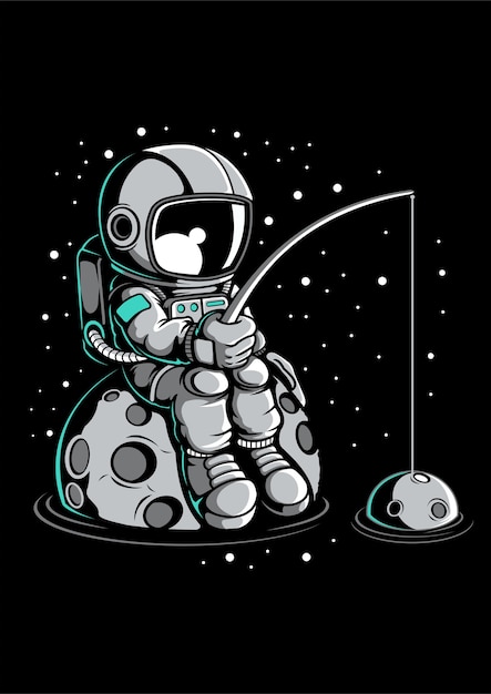 Astronauta pesca