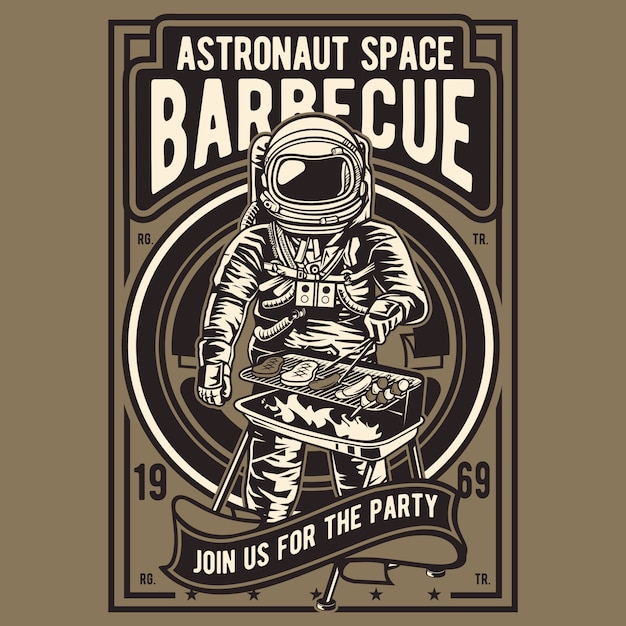 Astronauta space barbecue