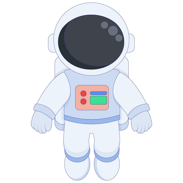 Un astronauta vestido con un traje espacial flotando en el espacio