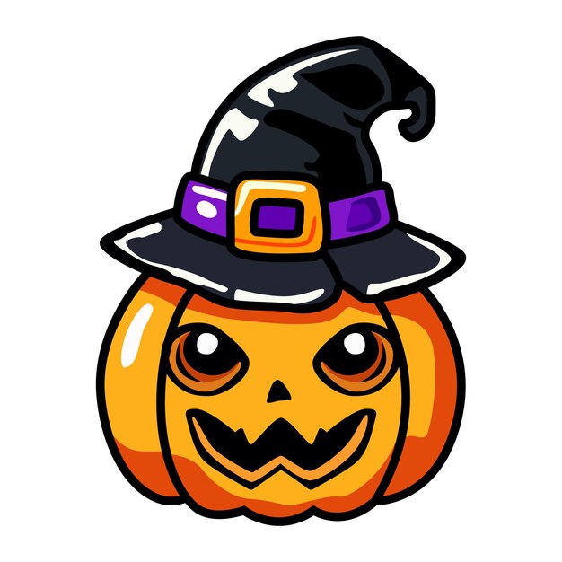 Asustadizo Halloween Calabaza Vector Clip Art para las creaciones espeluznantes