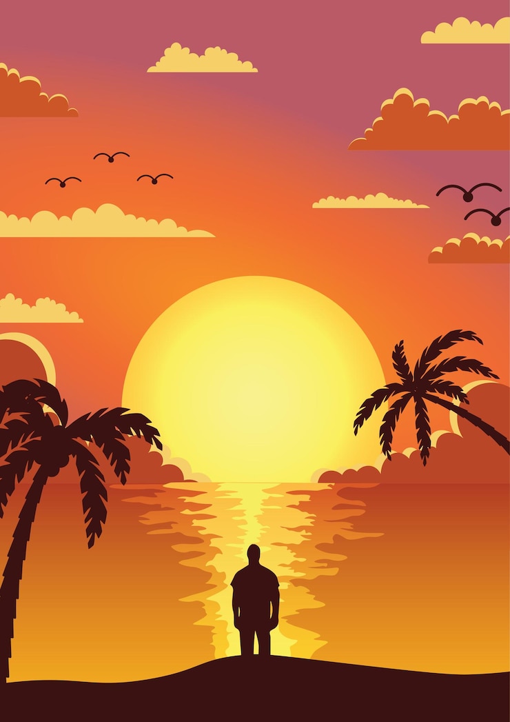 El atardecer4