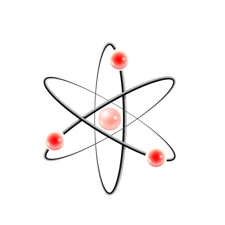 Vector átomo aislado en el vector blanco
