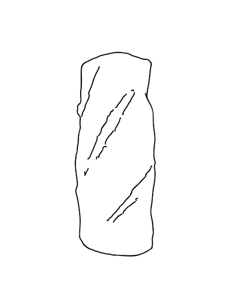 Atún o salmón arroz sushi rojo pescado fresco comida comida rápida cocina asiática doodle línea dibujos animados para colorear