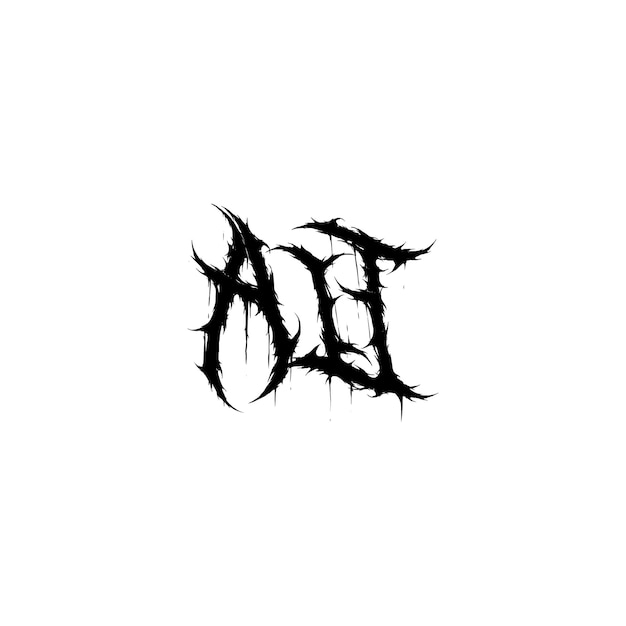 AU monograma logotipo diseño carta texto nombre símbolo monocromo logotipo alfabeto carácter simple logotipo