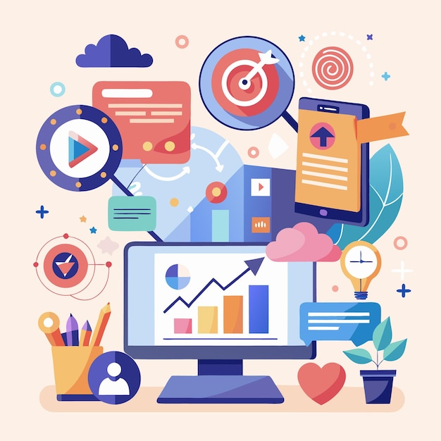 Aumentar el crecimiento de su negocio en línea Estrategias creativas de marketing digital para el éxito