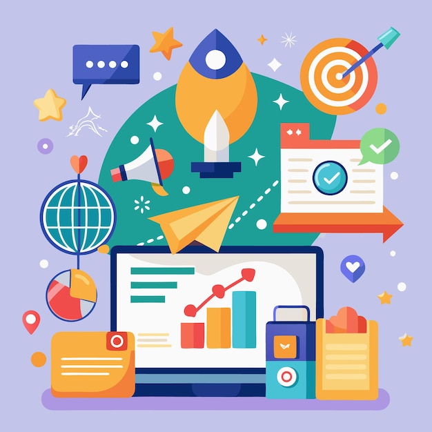 Aumentar el crecimiento de su negocio en línea Estrategias creativas de marketing digital para el éxito