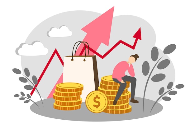 Aumento de los precios de los productos.
