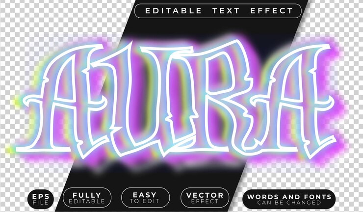 Vector aura dream soul es un archivo de texto vectorial totalmente editable