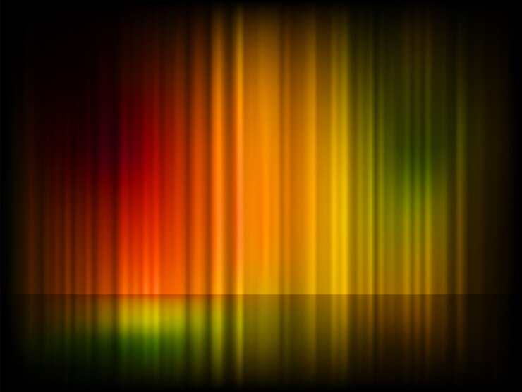 Vector aurora boreal (aurora boreal).