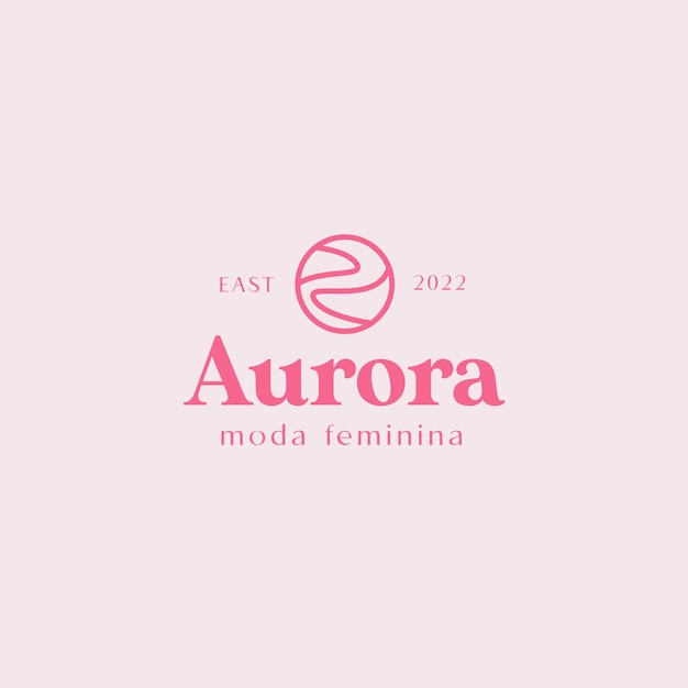 Vector aurora moda femenina