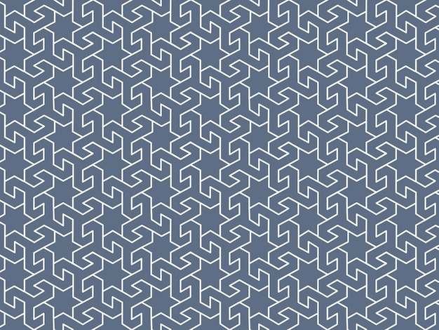 Auténtico patrón vectorial sin costuras de estilo árabe para diseños decorativos y fondos