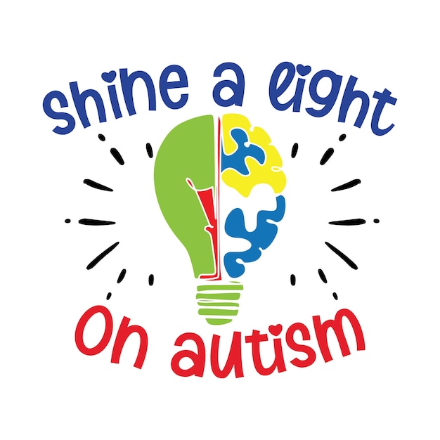 Vector autismo svg diseño concienciación sobre el autismo svg cita de autismo svg ausome svg autismo mamá svg