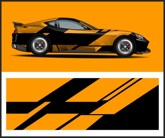 Un auto amarillo y negro con la palabra ferrari.