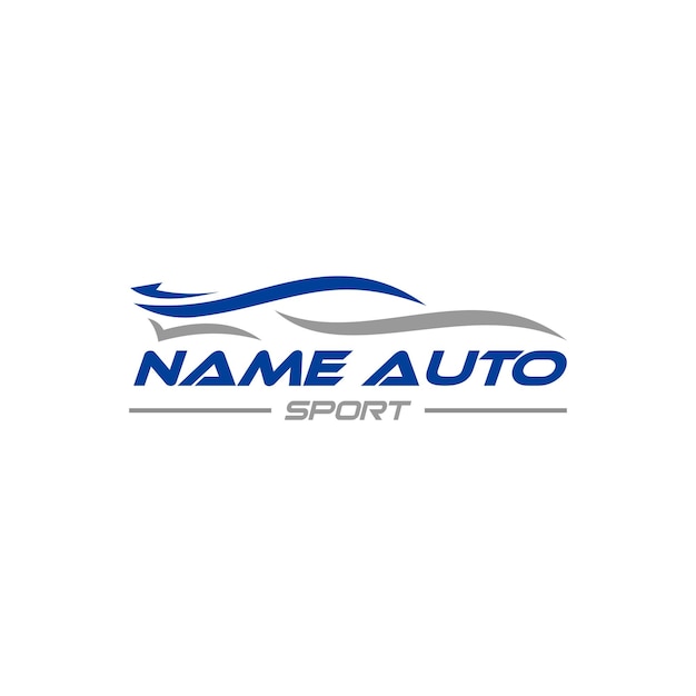 Auto Coche Logo Vector Stock
