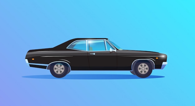 Auto deportivo retro