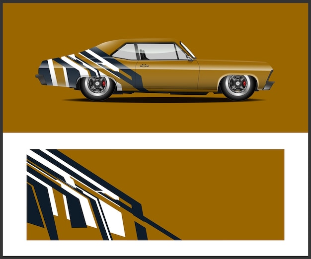 Un auto con un diseño que diga "ford".