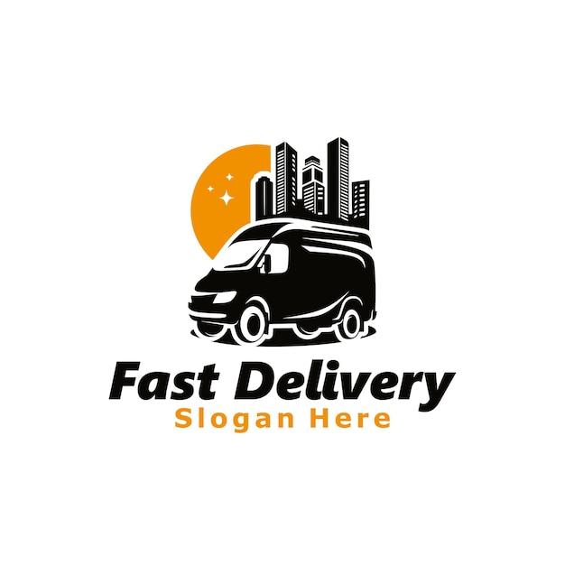 Auto más rápido Logotipo Modelo de diseño de ilustración vectorial