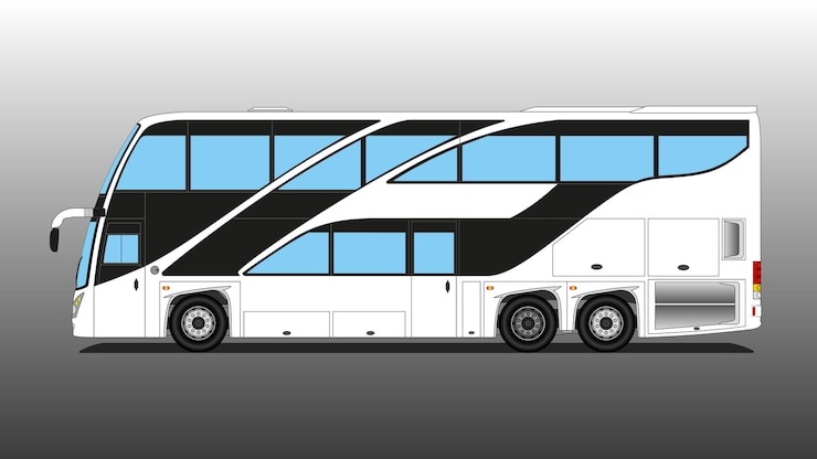 Autobús y maqueta
