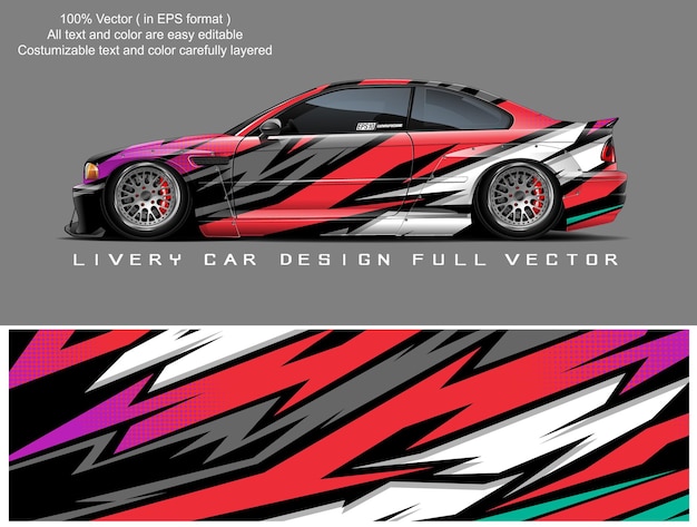 Automotive Livery Design for a Sports Car