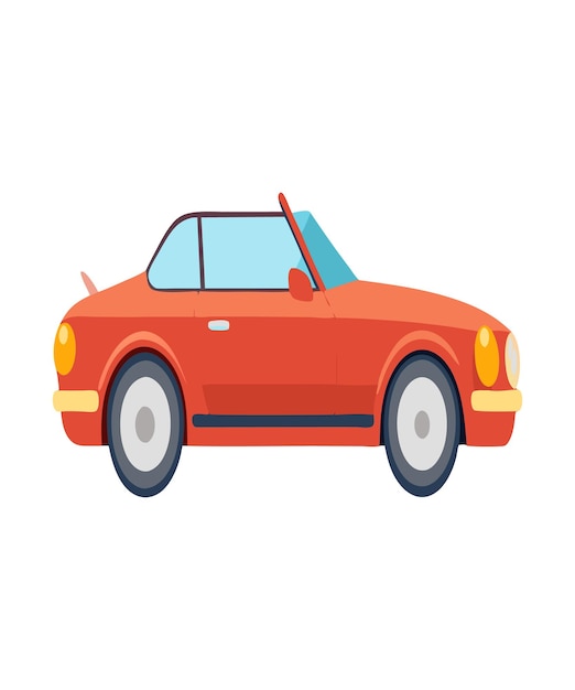 un automóvil descapotable