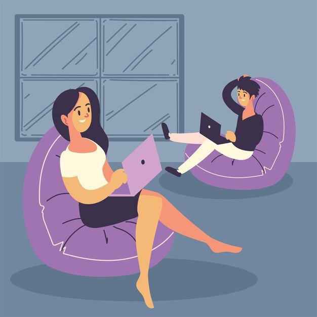 Autónomos que trabajan desde casa