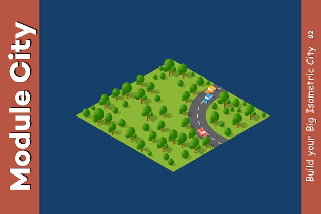 autopista de velocidad del paisaje Ilustración de stock
