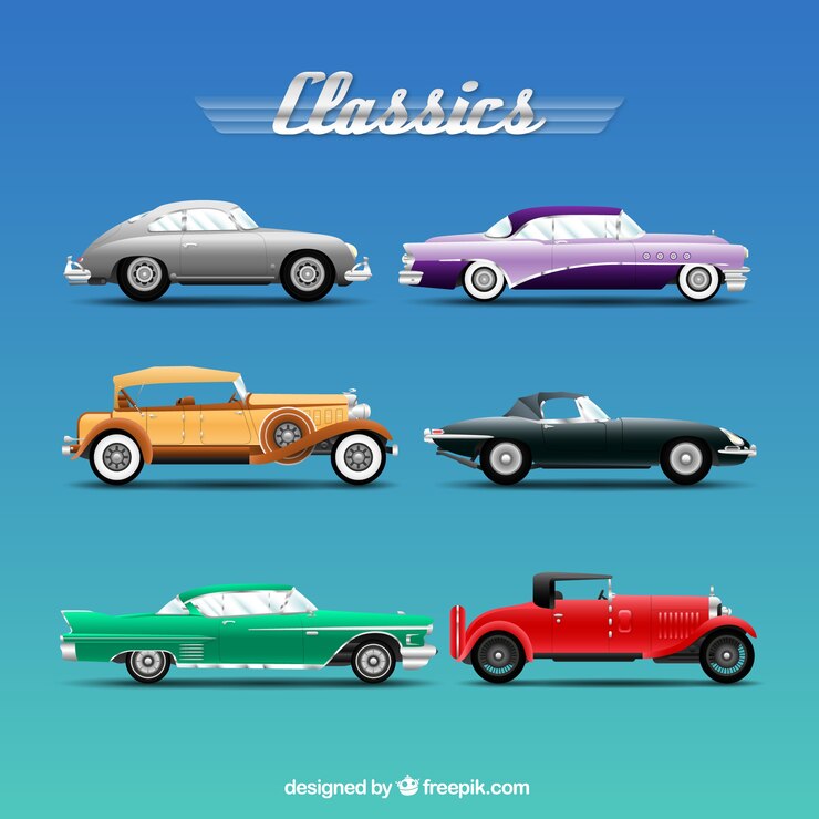 Vector autos clásicos