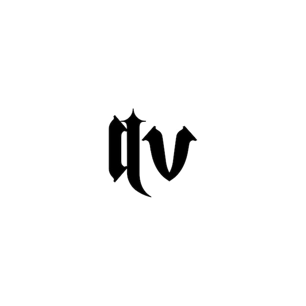 AV monograma logotipo diseño carta texto nombre símbolo monocromo logotipo alfabeto carácter simple logotipo