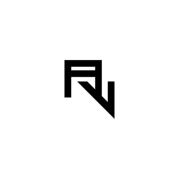 AV monograma logotipo diseño carta texto nombre símbolo monocromo logotipo alfabeto carácter simple logotipo
