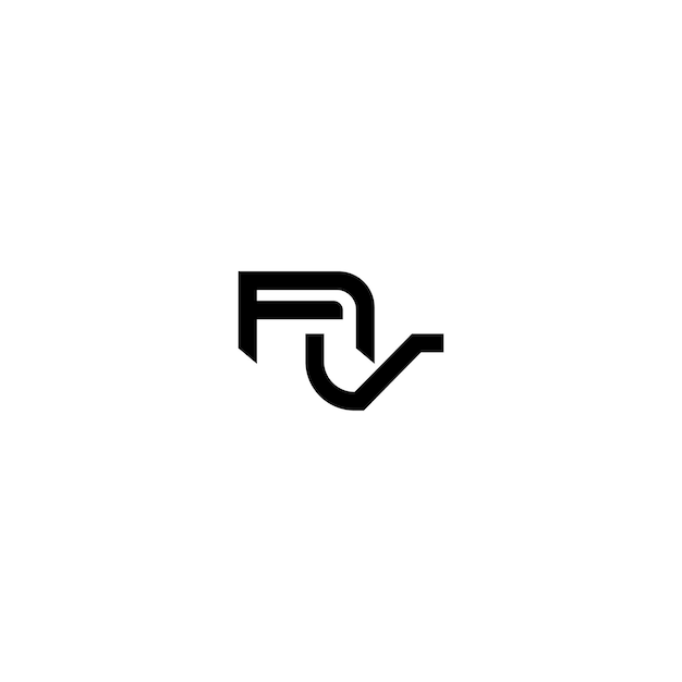 AV monograma logotipo diseño carta texto nombre símbolo monocromo logotipo alfabeto carácter simple logotipo