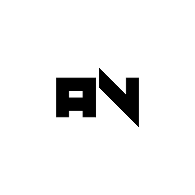 AV monograma logotipo diseño carta texto nombre símbolo monocromo logotipo alfabeto carácter simple logotipo