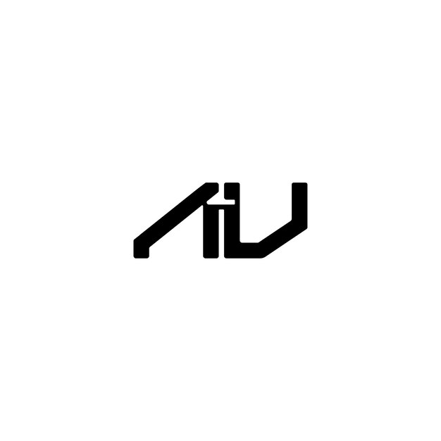 AV monograma logotipo diseño carta texto nombre símbolo monocromo logotipo alfabeto carácter simple logotipo