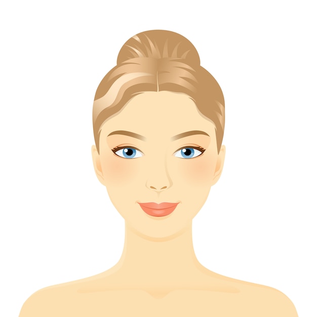 Avatar de cara de mujer joven