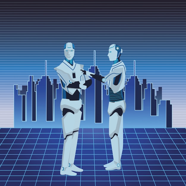 Avatar de robots humanoides