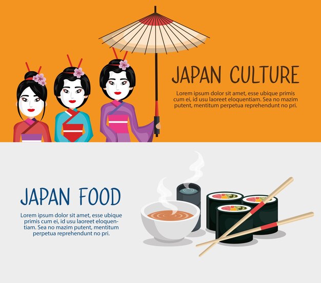 Avatares de la cultura japonesa de la gente