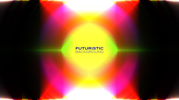 Aventura de banner futurista degradado dentro de un fondo de tema retro vibrante de regreso al futuro