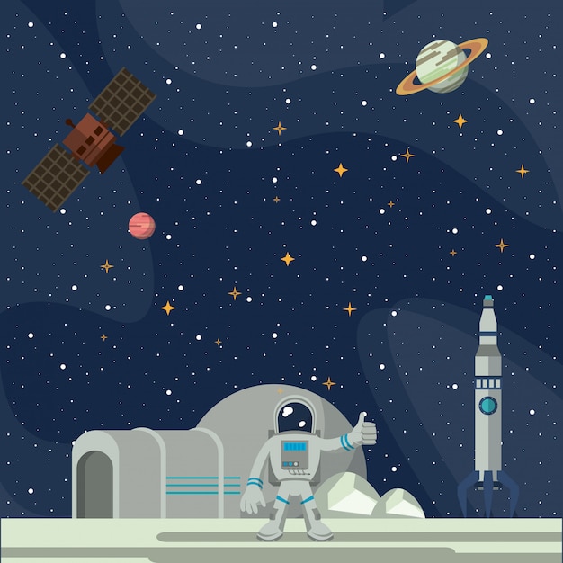 Aventura de exploración espacial