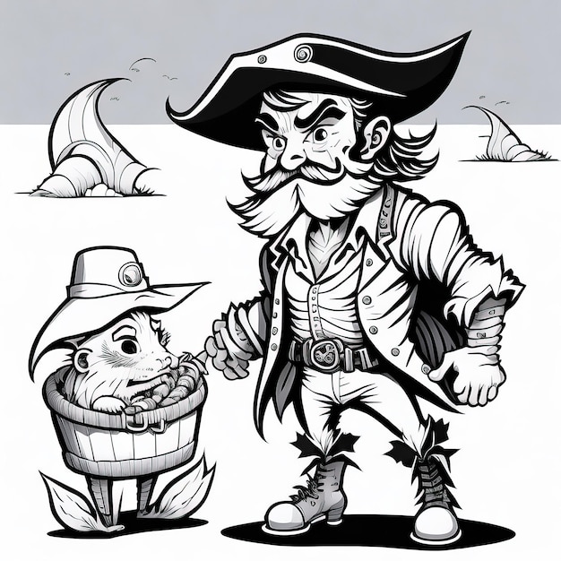 Las aventuras encantadoras y divertidas de los piratas esperan.